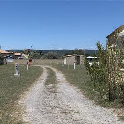 Entrée du camping Aigue Marine 