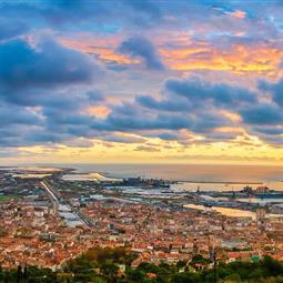 Sète vue du ciel 
